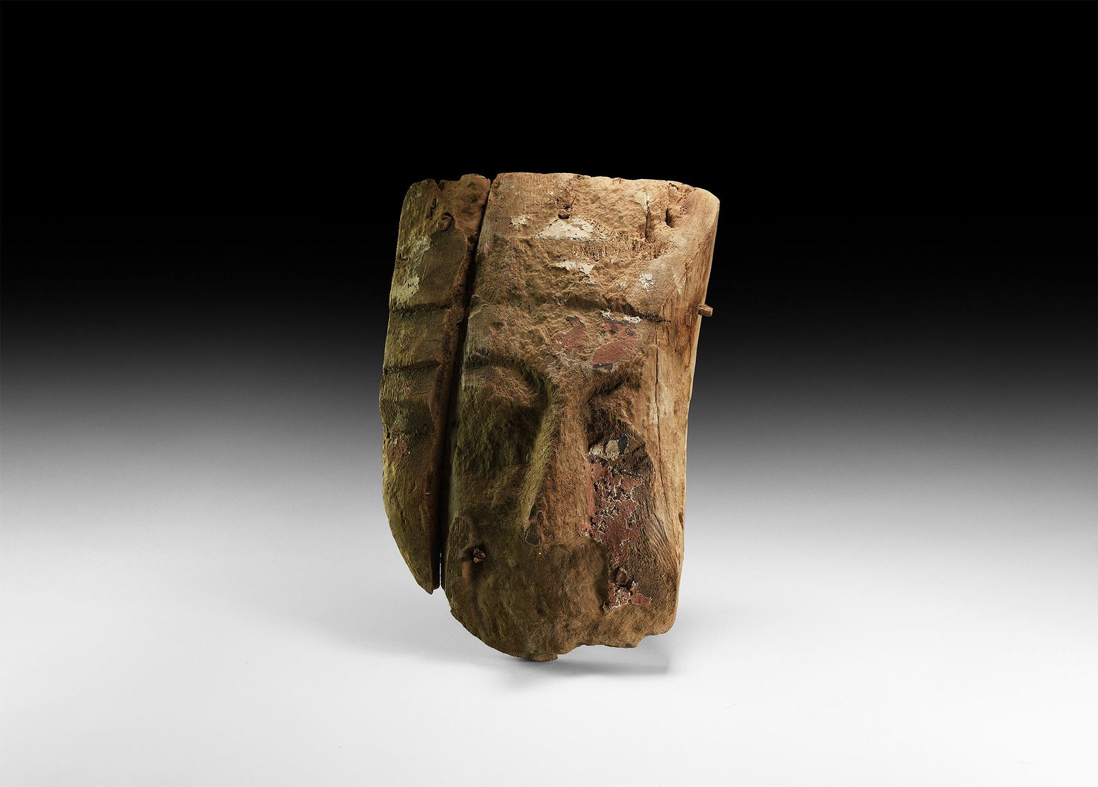 Egyptian Wooden Mummy Mask (1 of 1)