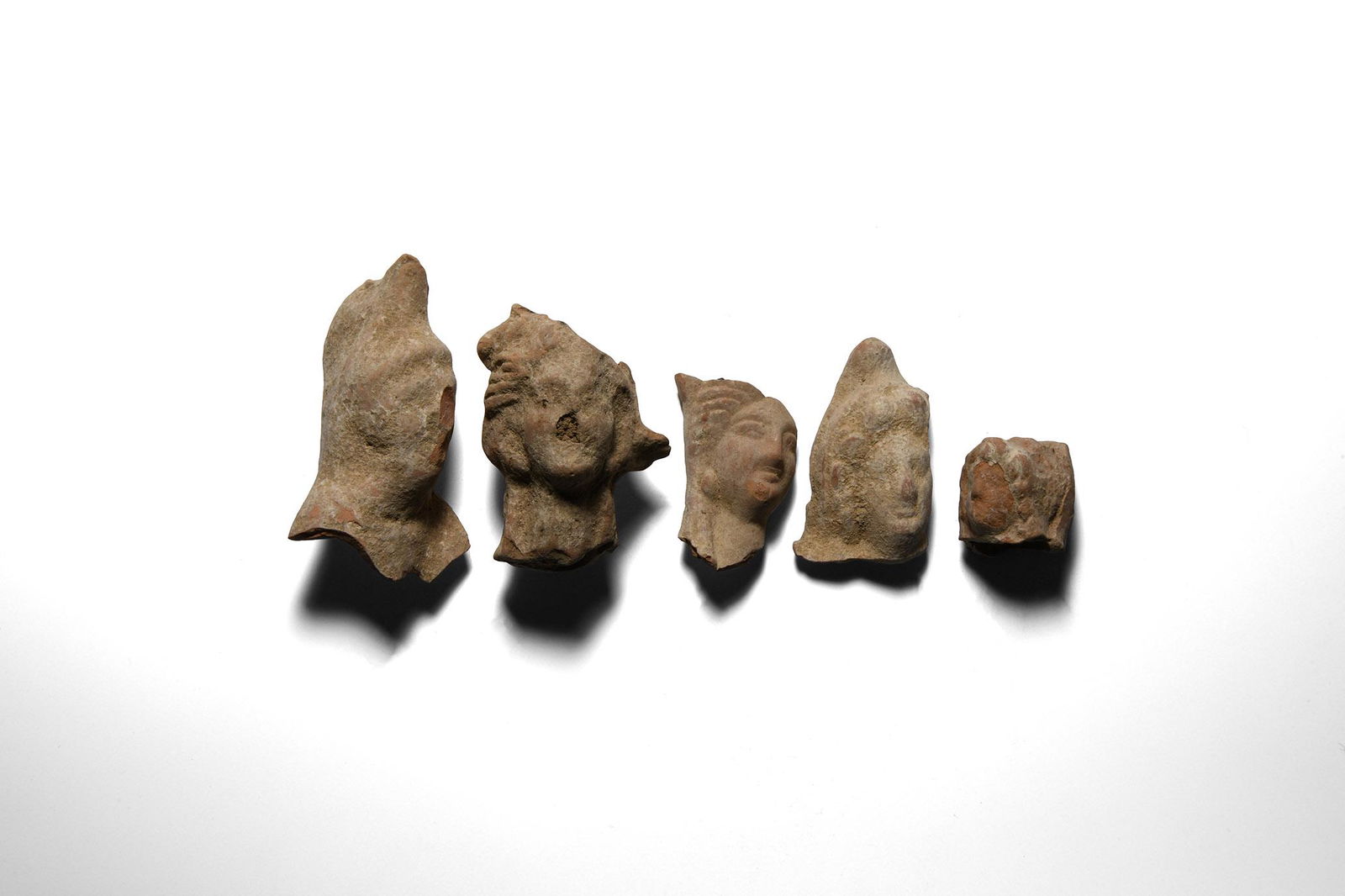 Greek Terracotta Head Group (1 of 1)