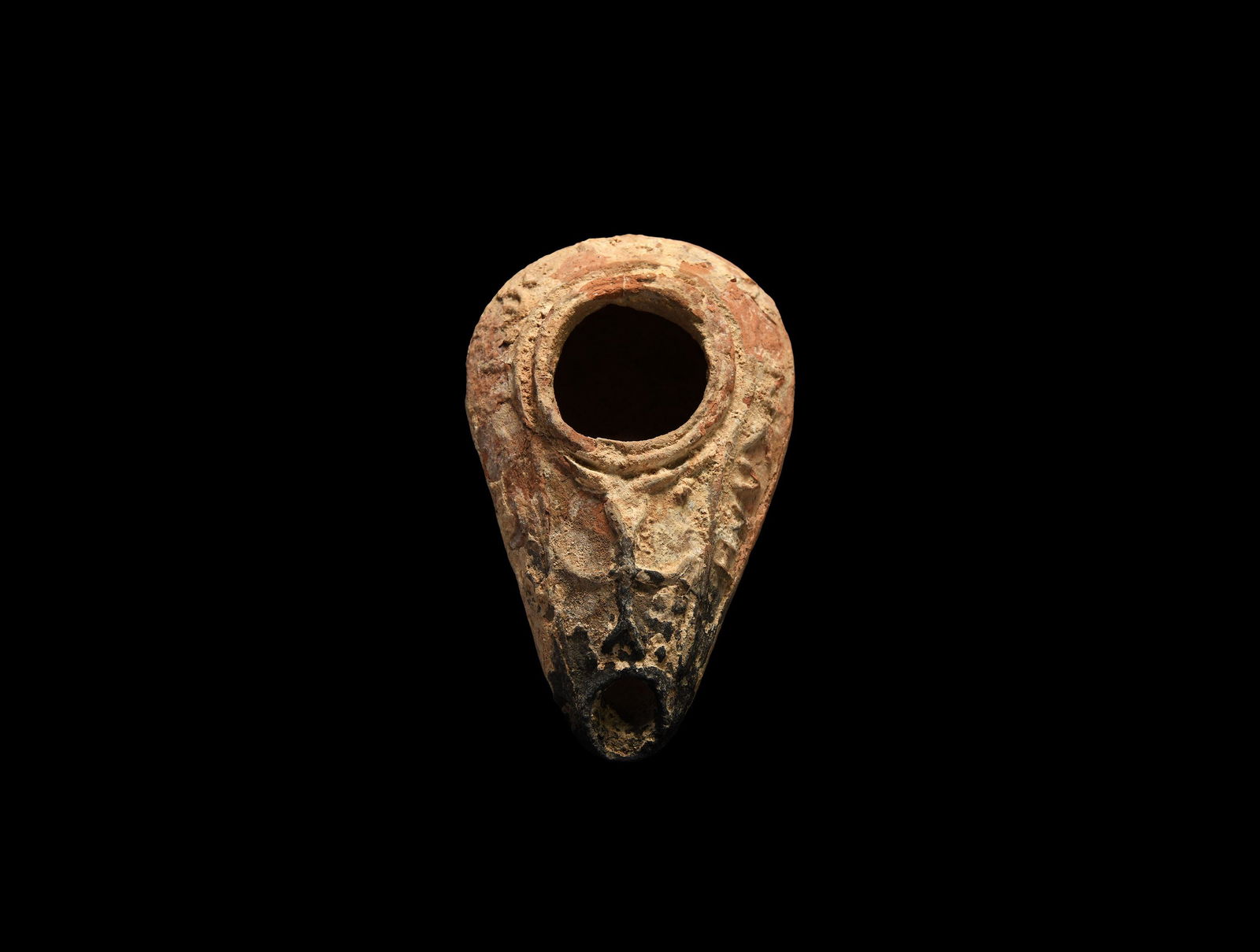 Byzantine Inscribed Terracotta Oil Lamp (1 of 1)