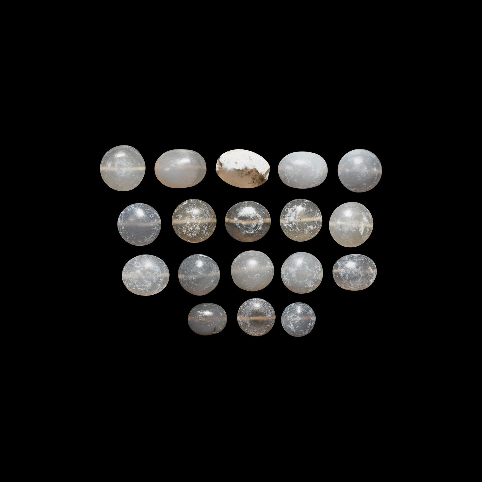 Bactrian Polished Agate Bead Group (1 of 1)