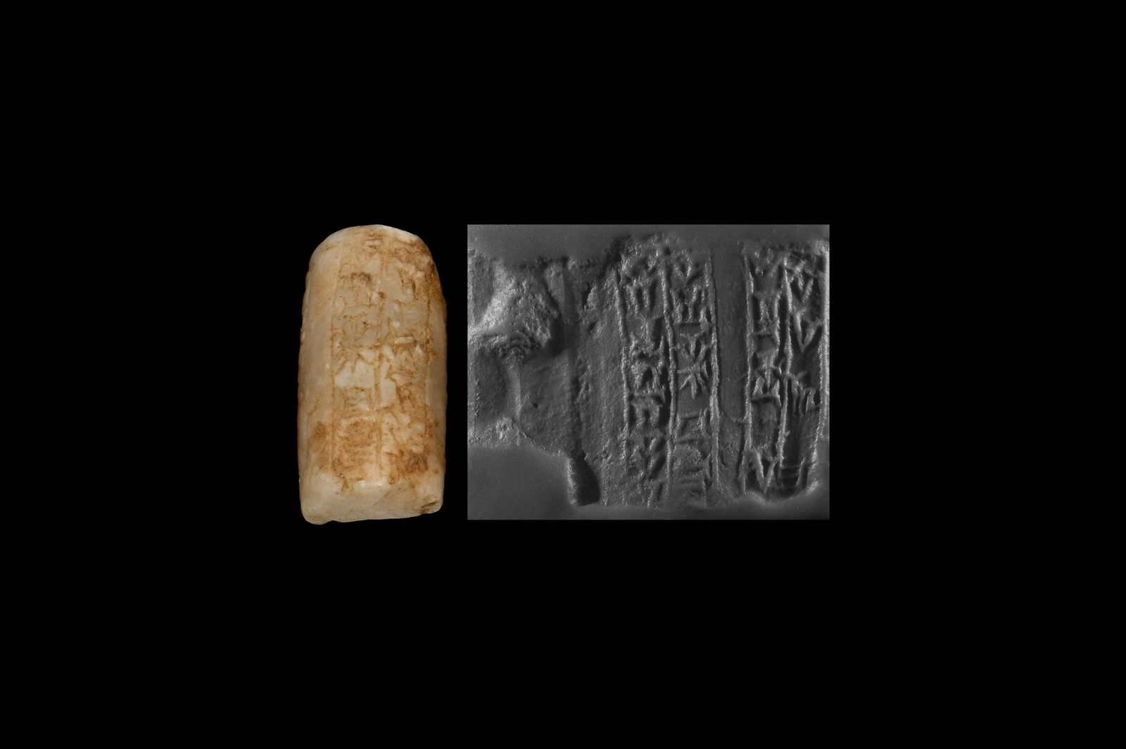 Sumerian Cylinder Seal with Cuneiform Text (1 of 1)