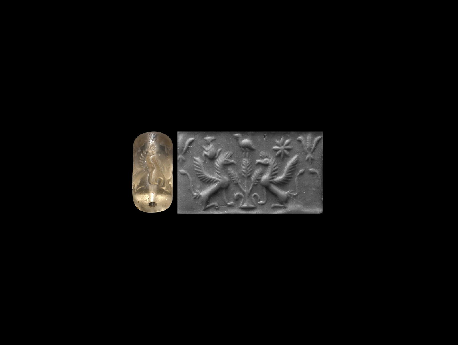 Sumerian Cylinder Seal with Gryphons (1 of 1)