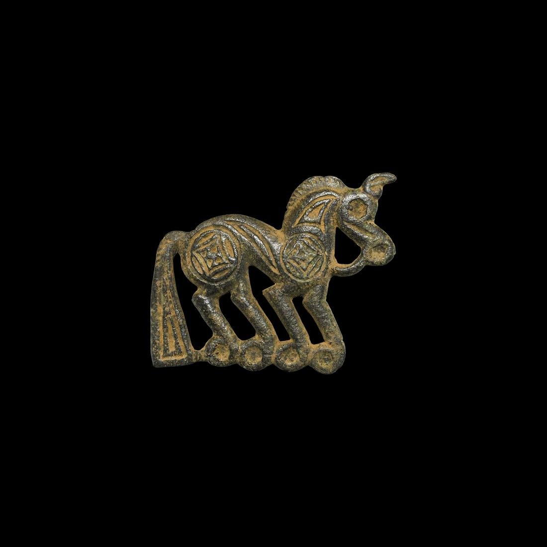 Chinese Ordos Horse Belt Fitting (1 of 1)