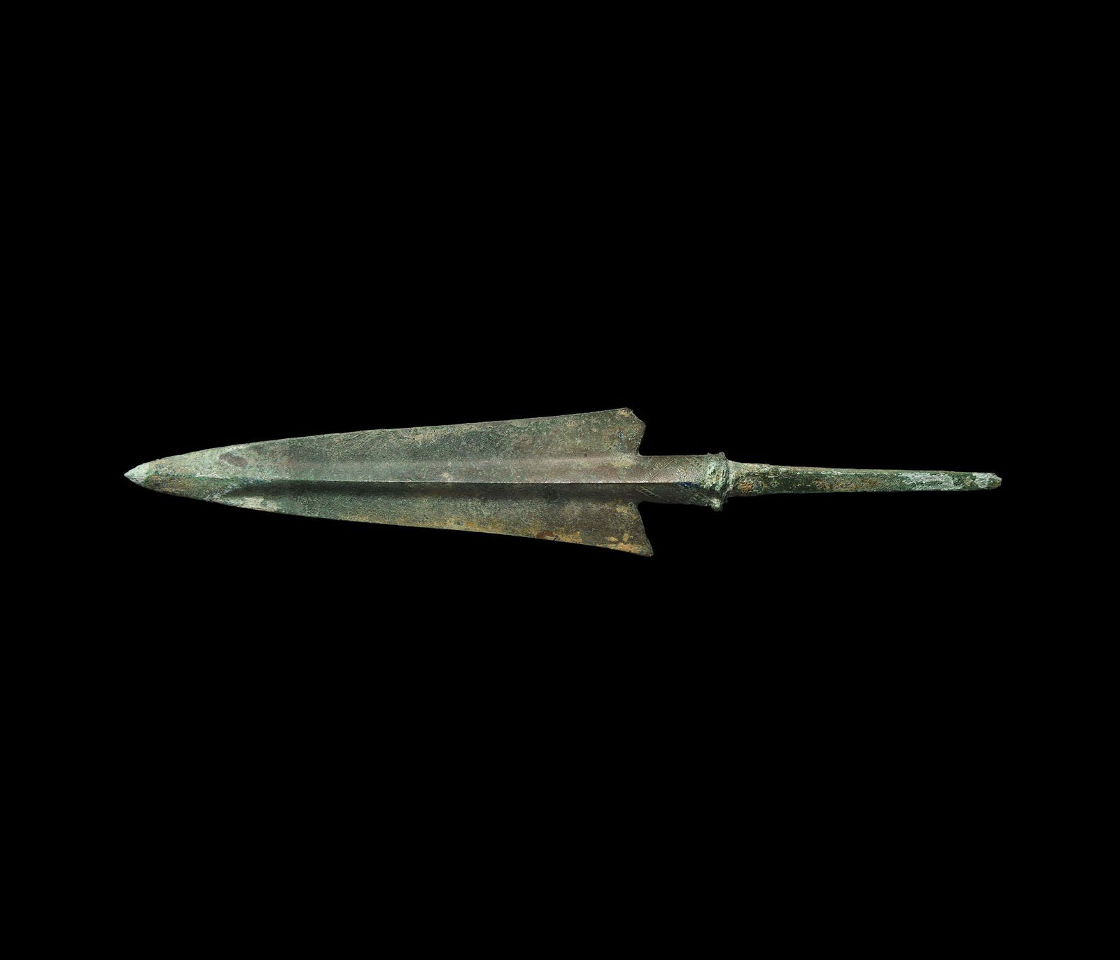 Western Asiatic Luristan Decorated Arrowhead (1 of 1)