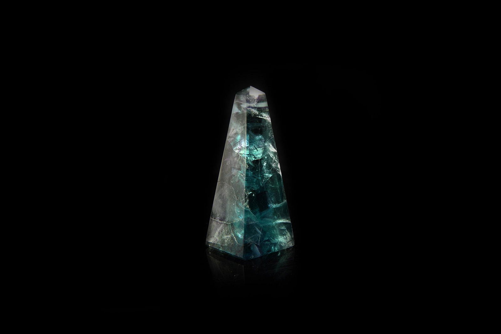 Large China Fluorite Obelisk Mineral Specimen (1 of 1)