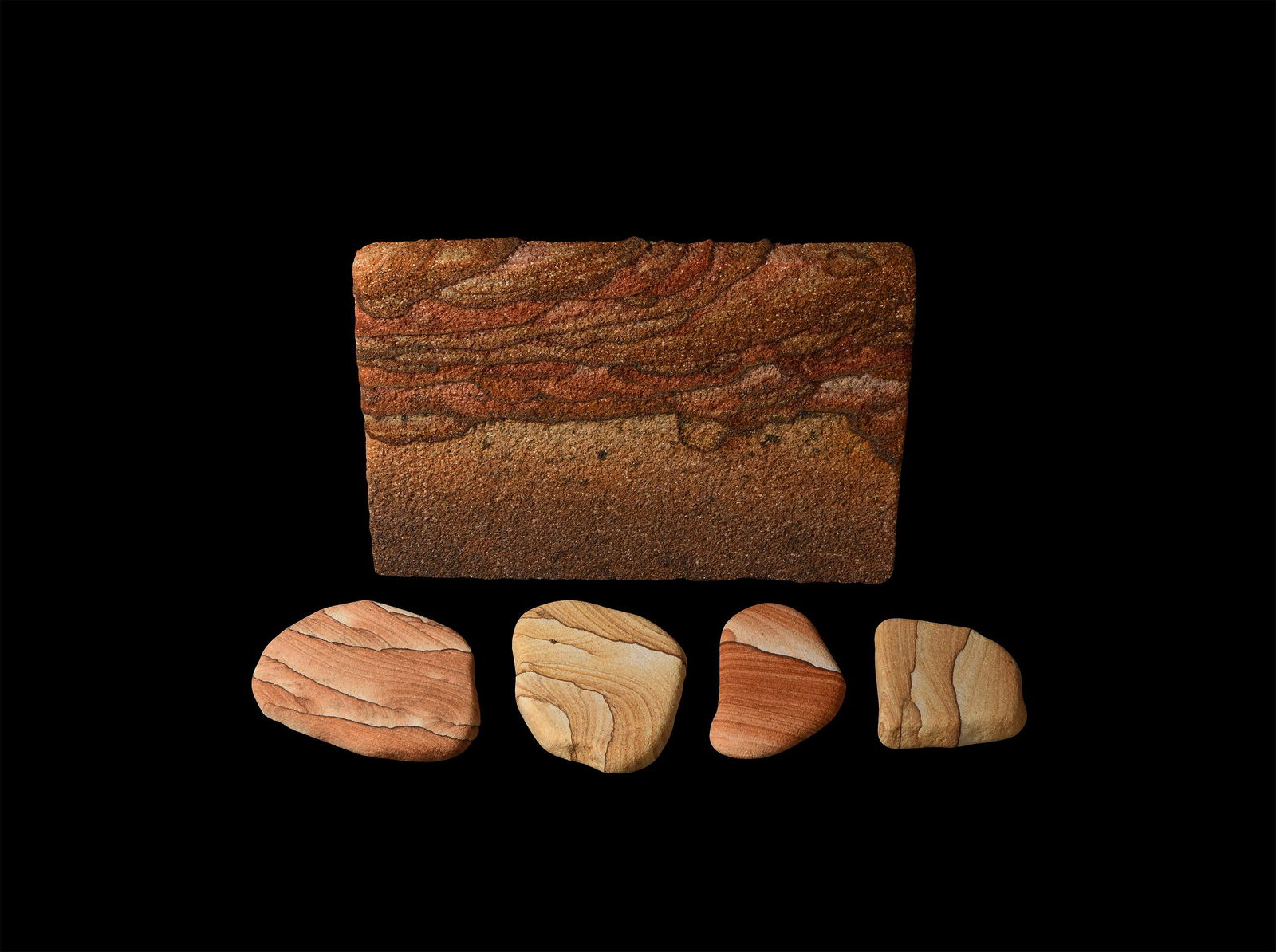 Picture Sandstone Mineral Specimen and Fridge Magnet (1 of 1)