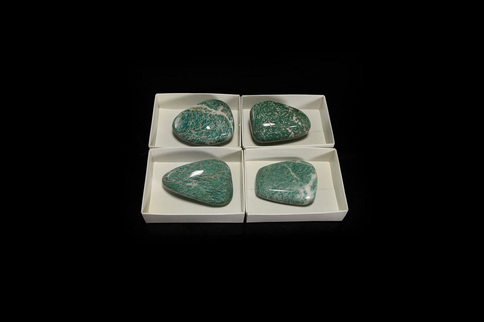 Large Polished Amazonite Mineral Specimen Group (1 of 1)