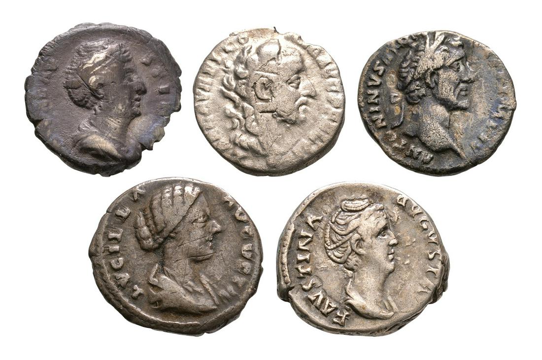 Antoninus Pius to Marcus Aurelius - Denarii Group [5] (1 of 1)