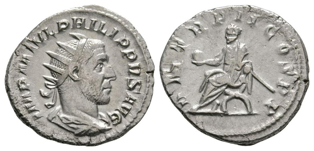Philip I - Emperor Seated Antoninianus (1 of 1)