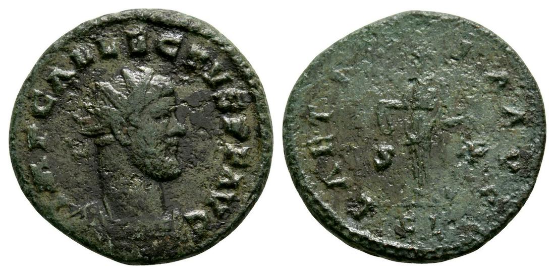 Allectus - Colchester - Laetitia Antoninianus (1 of 1)