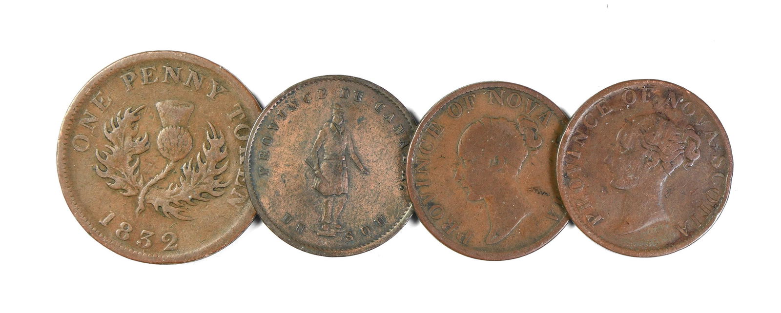 Canada - Nova Scotia and Quebec - Tokens [4] (1 of 1)