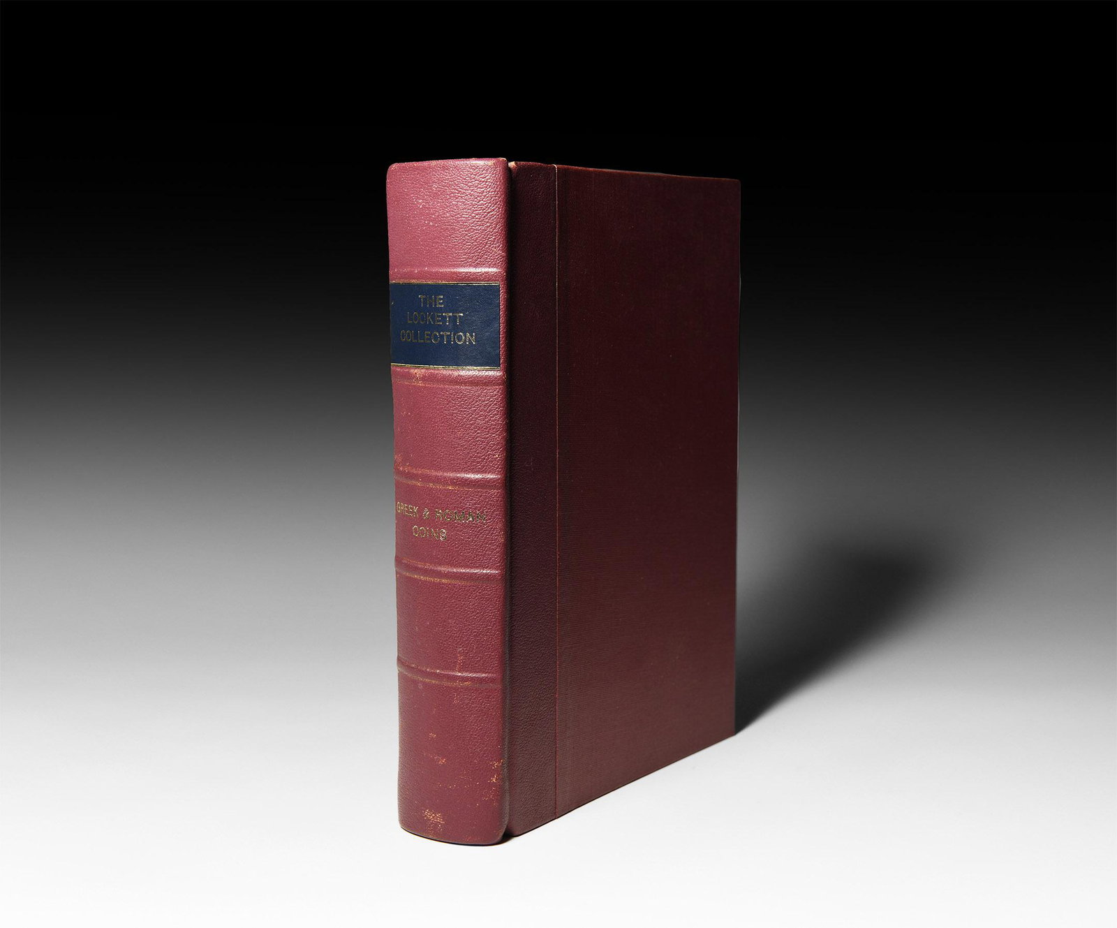 Lockett Collection - Greek and Roman Sales Volume: 20th century AD. Volume comprising a set of the Glendining & Co, London sale catalogues for the Greek and Roman coins of the Richard Cyril Lockett collection, including the Greek (parts I to IV) and t
