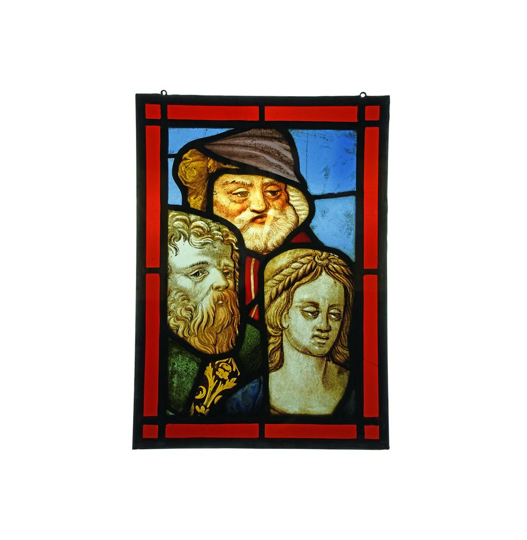 Stained Glass Panel with Nobles (1 of 1)