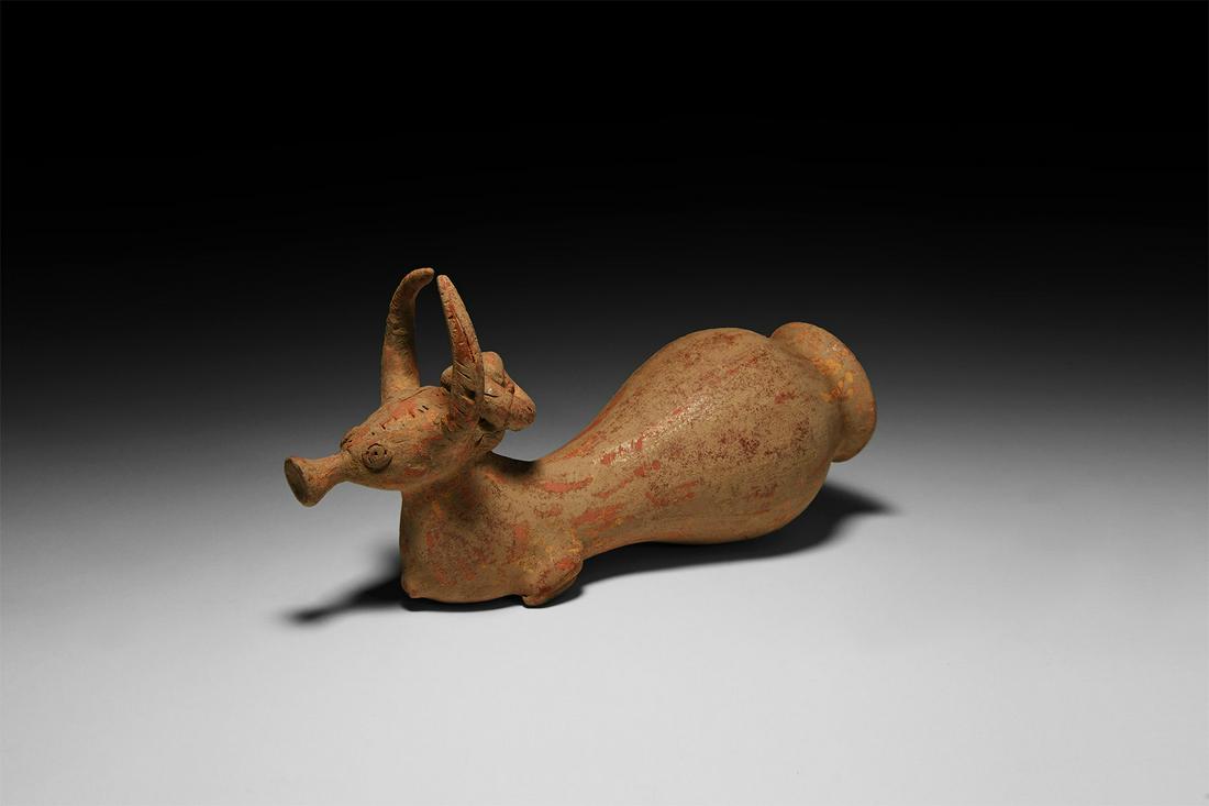 Amlash Zoomorphic Terracotta Rhyton (1 of 1)