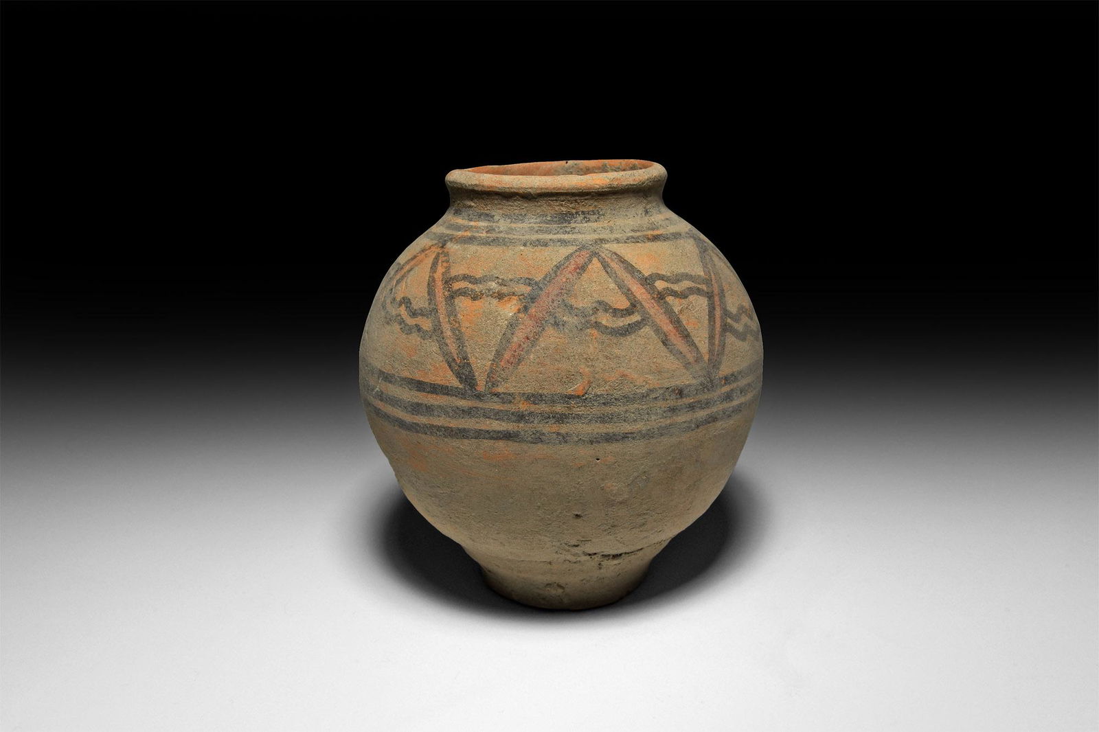 Painted Terracotta Jar (1 of 1)