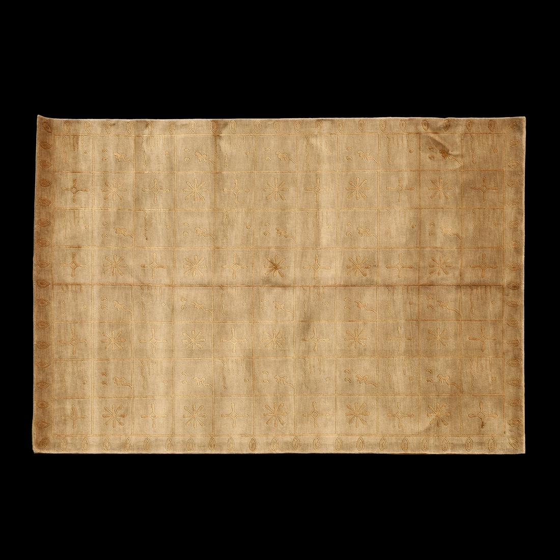 Vintage Tibetan Woven Carpet (1 of 1)