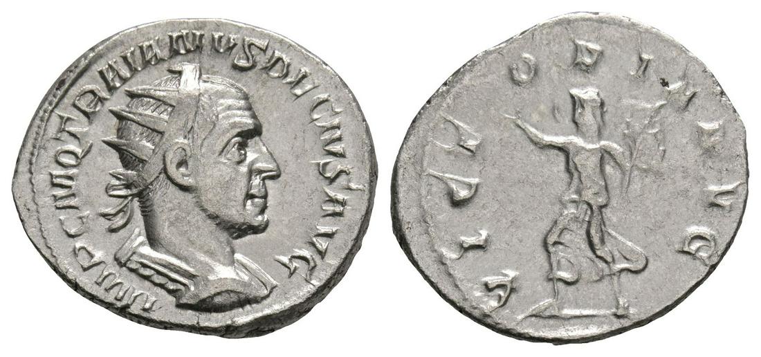 Trajan Decius - Victory AR Antoninianus (1 of 1)