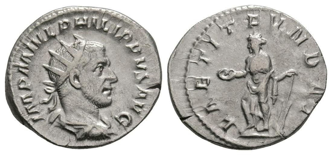 Phillip I (The Arab) - Laetitia AR Antoninianus (1 of 1)