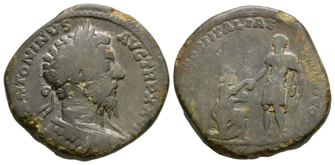 Marcus Aurelius - Italia Sestertius (1 of 1)