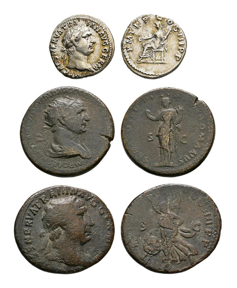 Trajan - Denarius, Dupondius and As [3] (1 of 1)