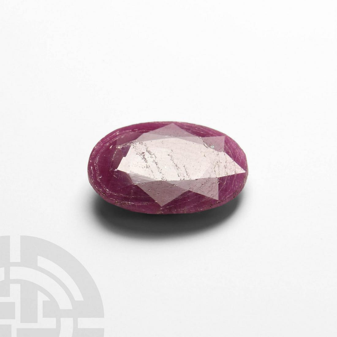 Brilliant Cut Natural Ceylon Ruby (1 of 1)