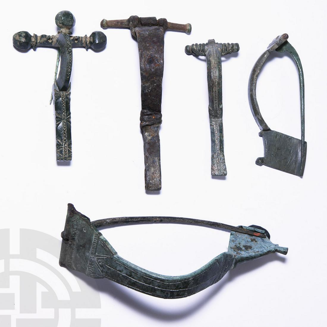 Large Roman Bow Brooch Collection (1 of 1)