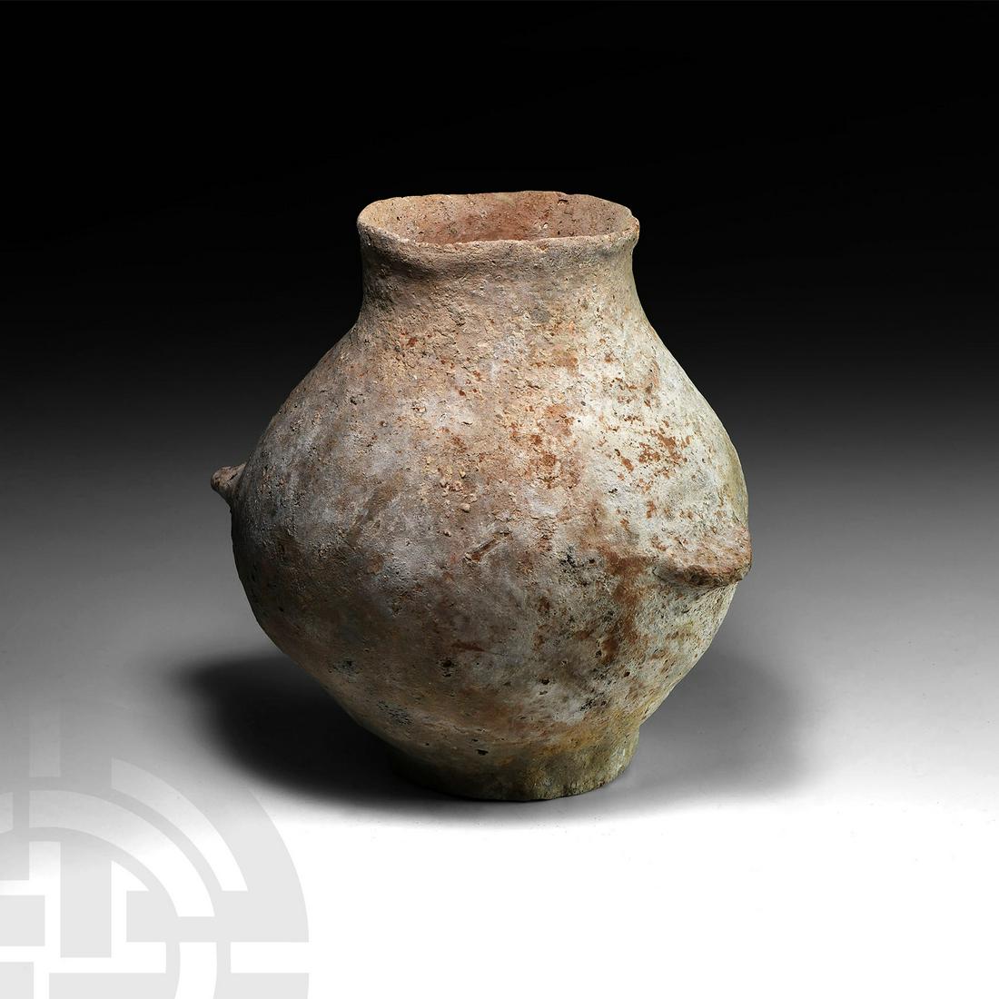 Early Bronze Age Trans-Jordan Two-Handled Terracotta (1 of 1)