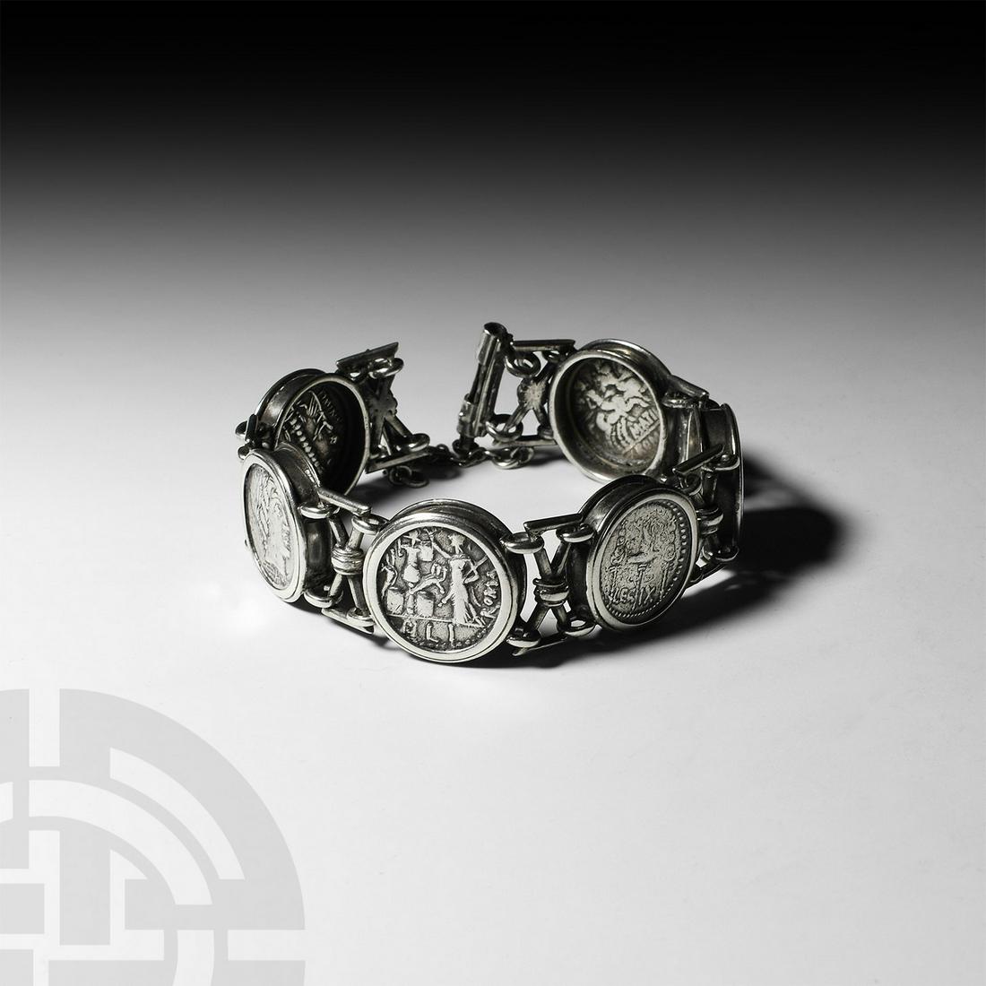 Silver Bracelet with Roman Republican Coins (1 of 1)