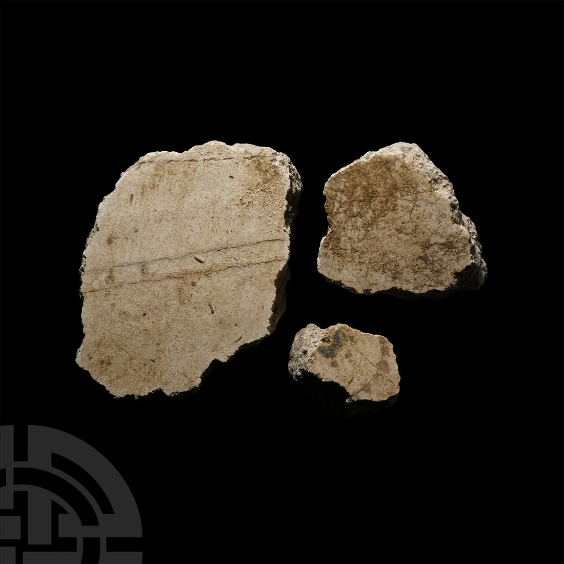 Roman Wall Plaster Fragment Group (1 of 1)