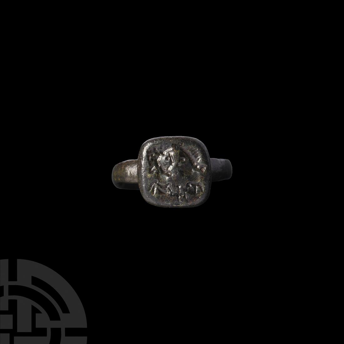 Roman Ring with Facing Busts (1 of 1)
