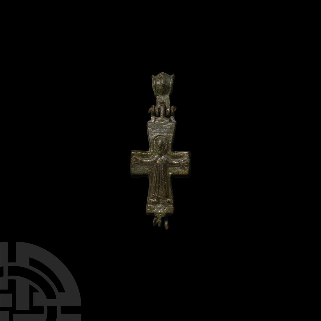 Byzantine Reliquary Cross Pendant (1 of 1)