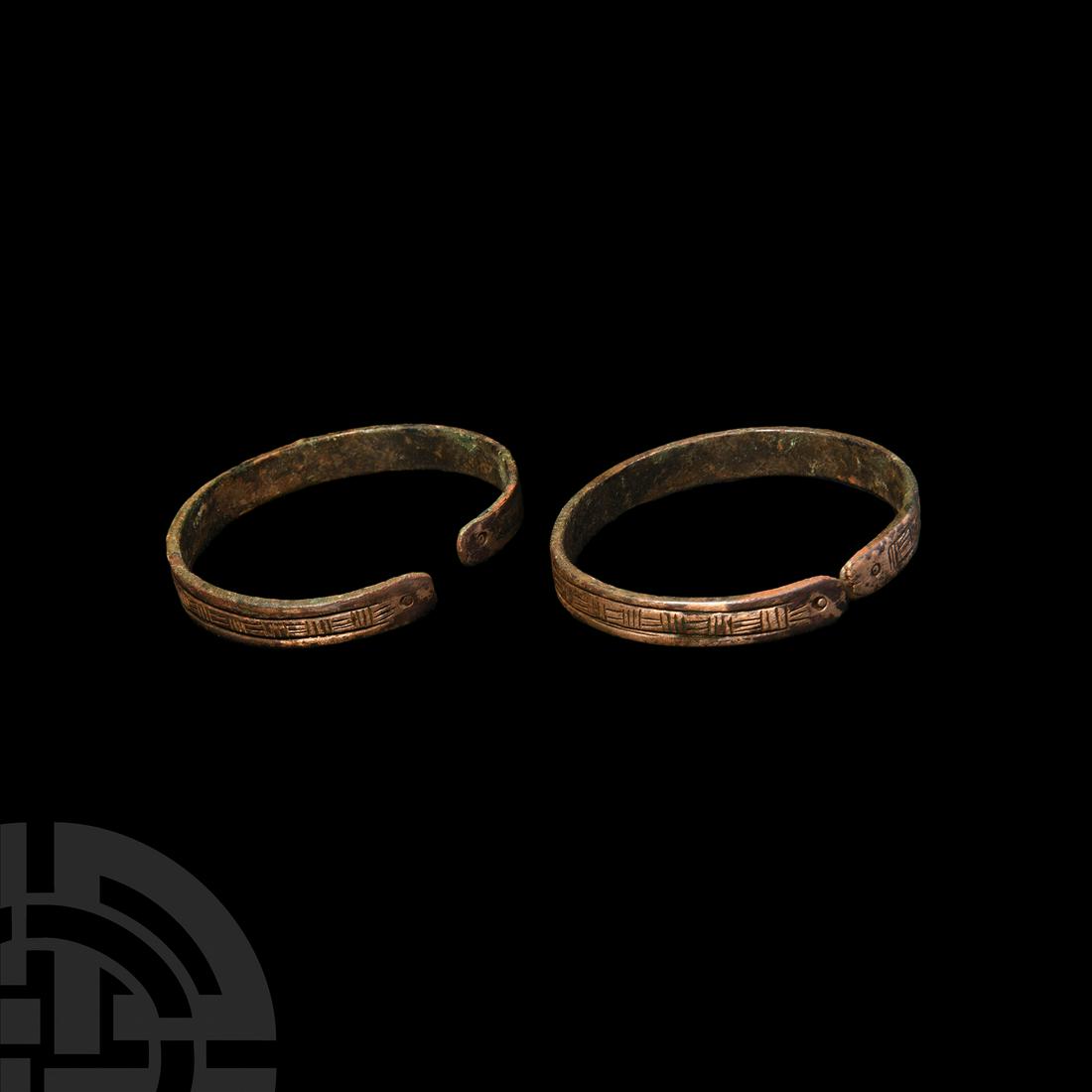 Decorated Bracelet Pair (1 of 1)