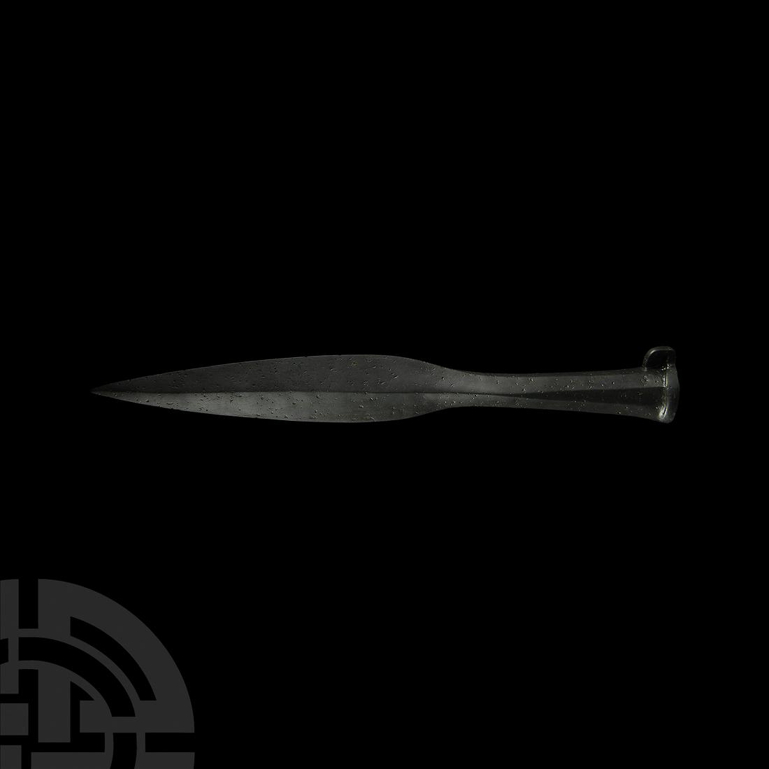 Large Medieval Socketted Streamer Spearhead (1 of 1)