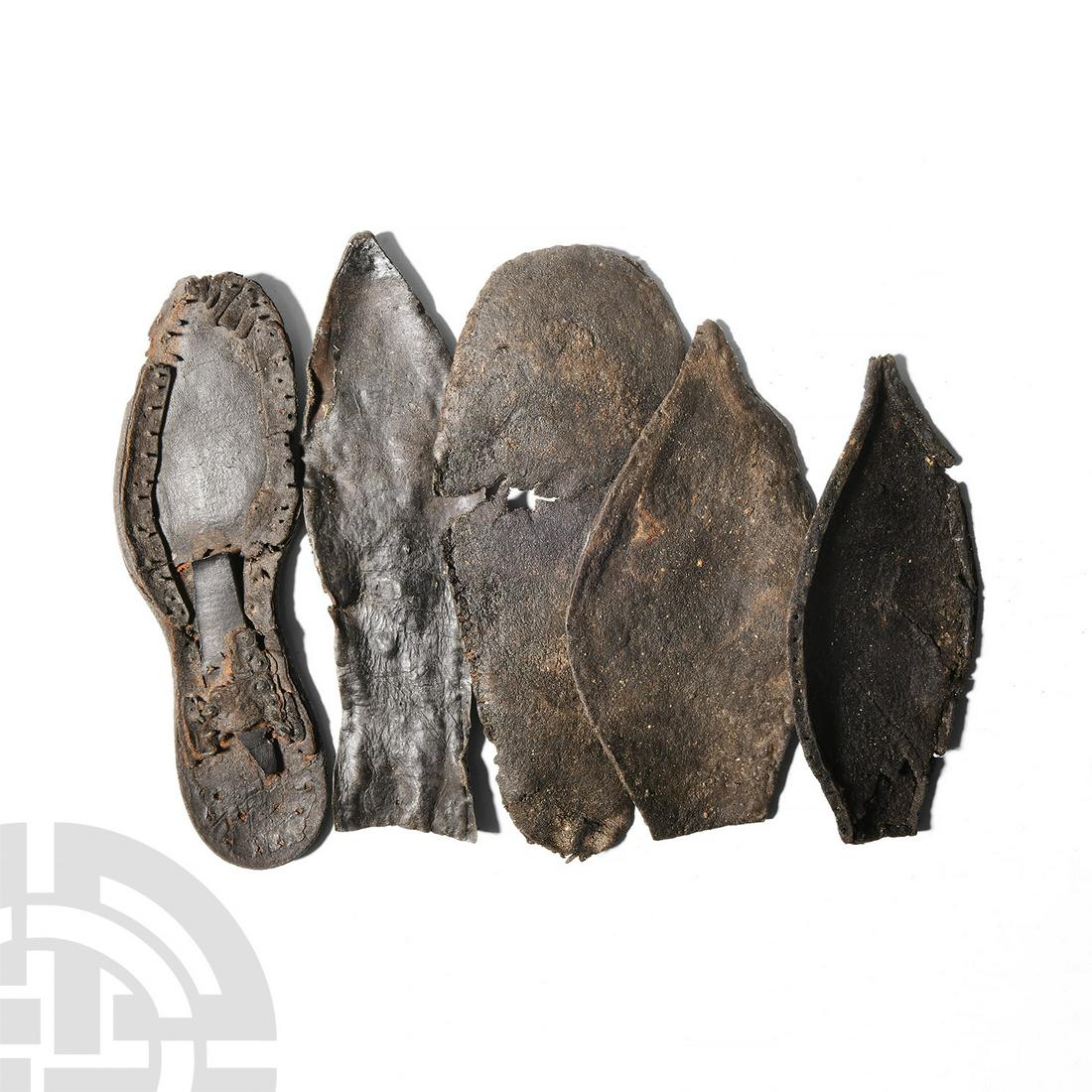 Medieval and Other Leather Shoe Sole Collection (1 of 1)