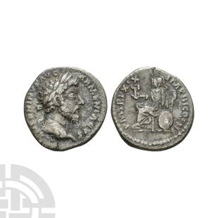 Marcus Aurelius - Roma AR Denarius: 165 A.D. Rome mint. Obv: M ANTONINVS AVG ARMENIACVS legend with laureate bust right. Rev: P M TR P XIX IMP III COS III legend with Roma seated left holding Victory and spear; shield at side. Sear 4924