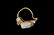 Near Eastern Sassanian Gold, Pearl and Crystal Earring