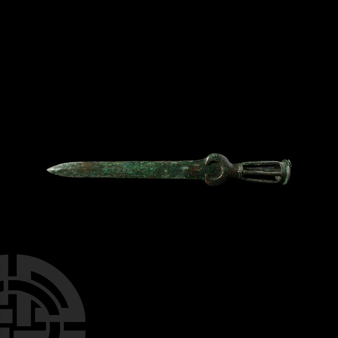 Western Asiatic Short Sword with Cage Grip (1 of 1)