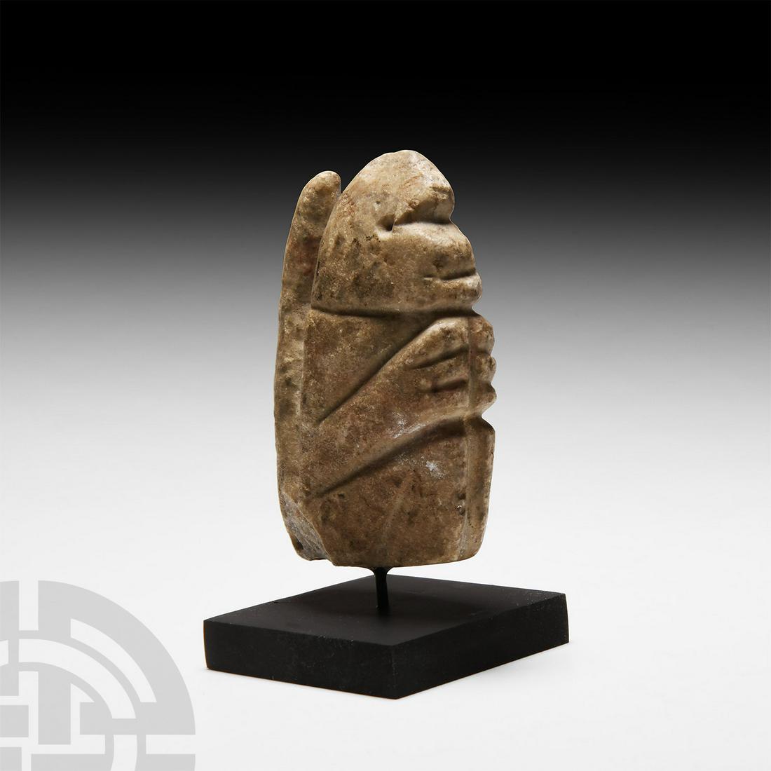 Prehispanic Mezcala Grey Stone Monkey (1 of 1)