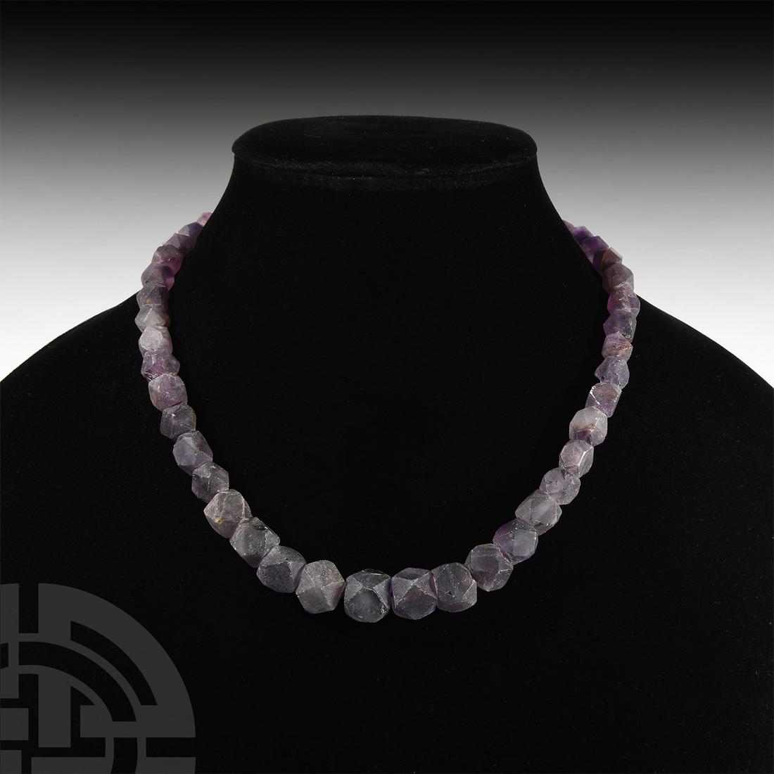 Amethyst Bead Necklace (1 of 1)