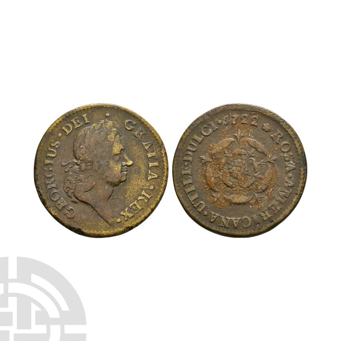 USA - 1722 - Rosa America Penny (1 of 1)