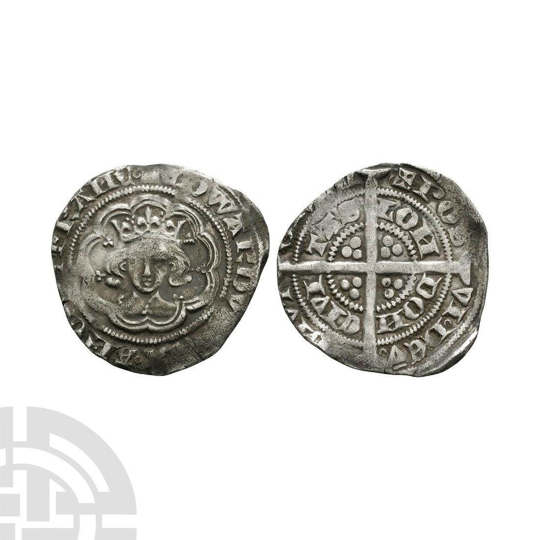 Edward III - London - Pre Treaty Halfgroat (1 of 1)