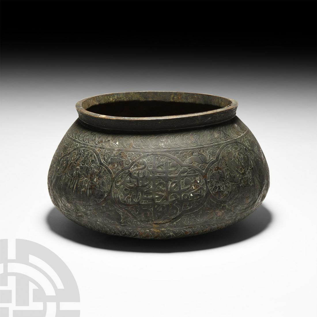 Western Asiatic Calligraphic Bowl (1 of 1)