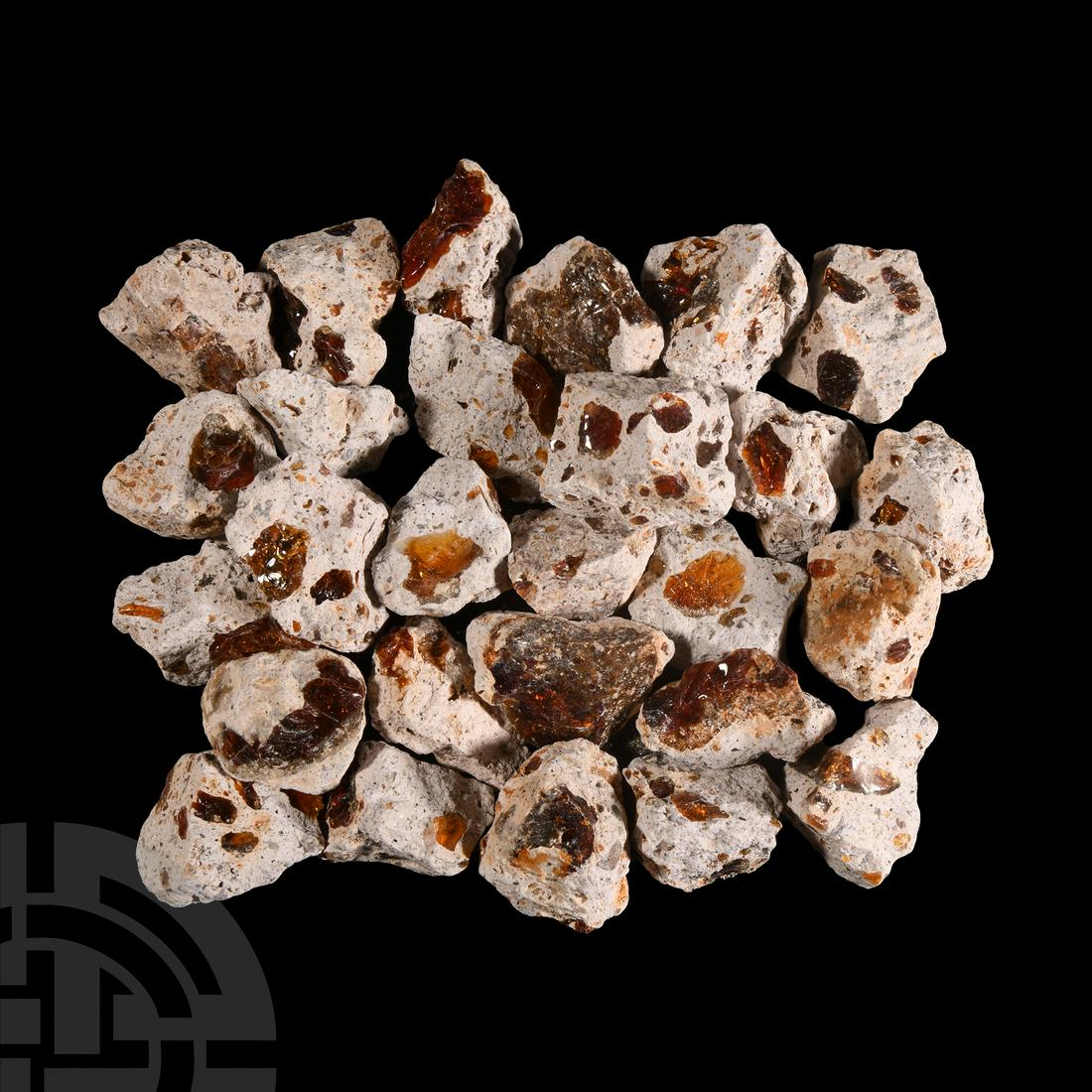 Fire Opal in Matrix Mineral Specimen Collection (1 of 1)