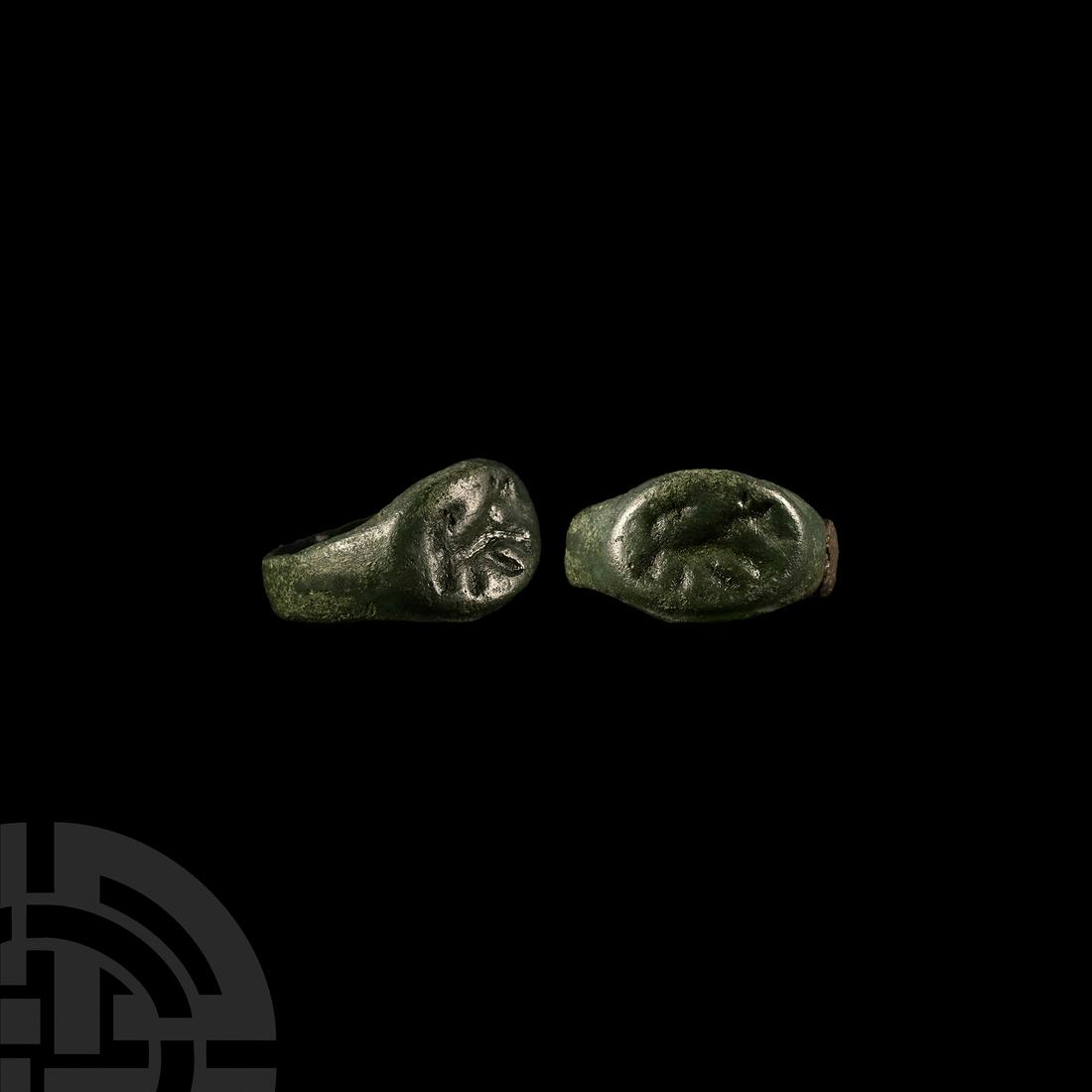 Medieval Ring with Running Dog (1 of 1)