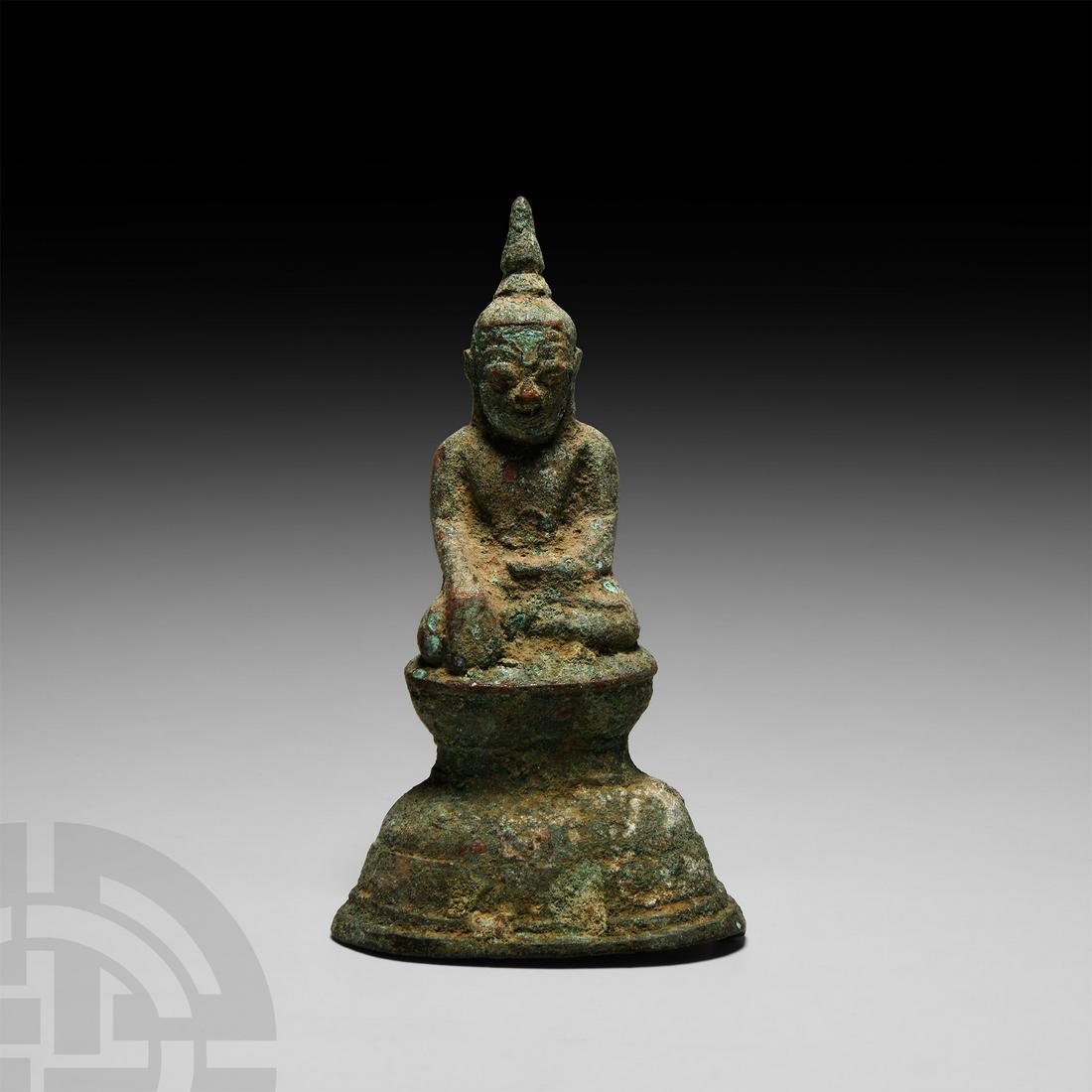 Thai Seated Buddha Statuette (1 of 1)