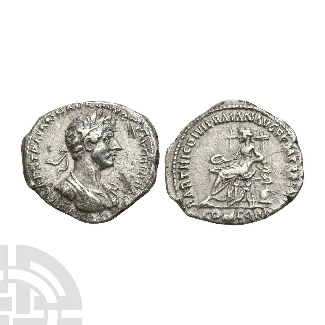 Ancient Roman Imperial Coins - Hadrian - Concordia AR Denarius (1 of 1)