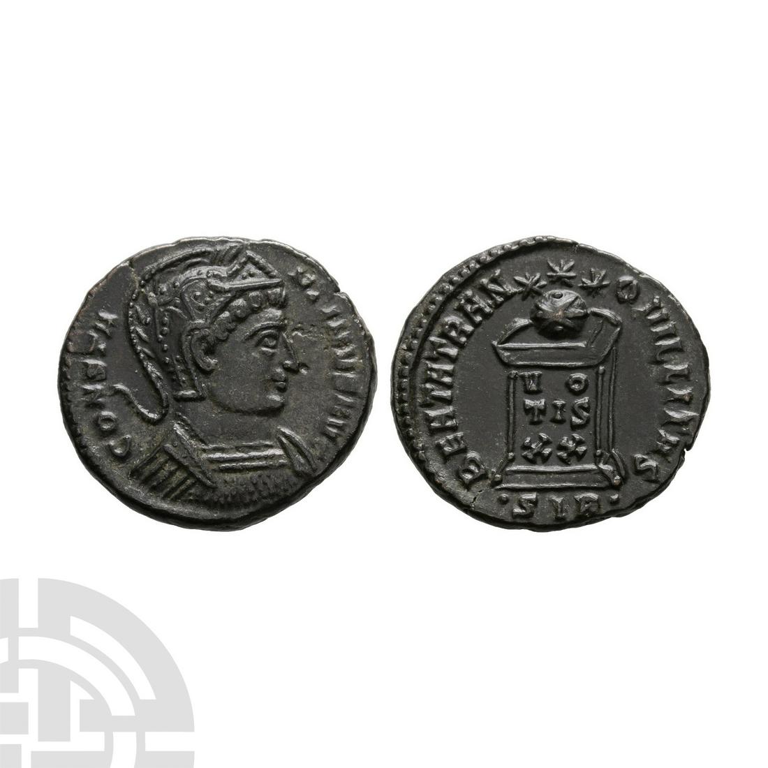Ancient Roman Imperial Coins - Constantine I (the Great) - Altar Bronze (1 of 1)