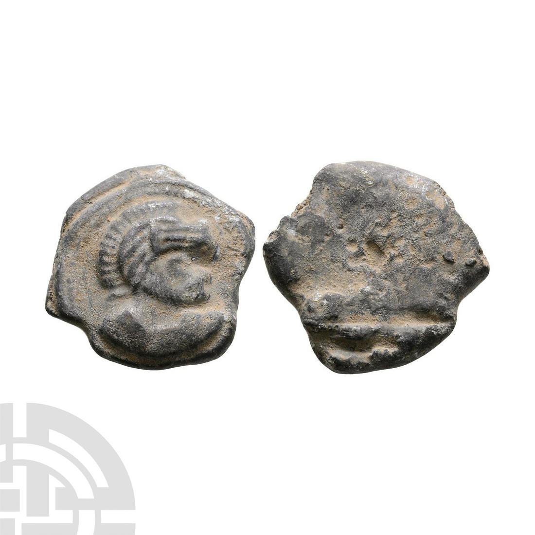 Roman Tokens - Roman - Portrait Lead Token (1 of 1)