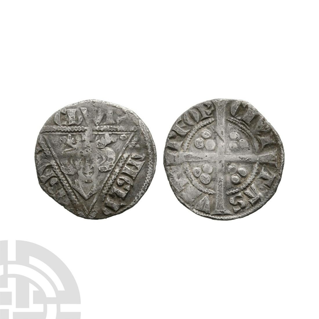 British Medieval Coins - Ireland - Edward I - Waterford - Halfpenny (1 of 1)