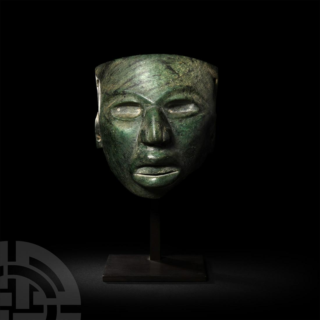 Prehispanic Mayan Jade Mask Feb 21, 2023 TimeLine Auctions Ltd. in